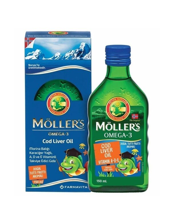 Möller's Omega-3 Balık Yağı Şurubu Tutti Frutti 150 ml