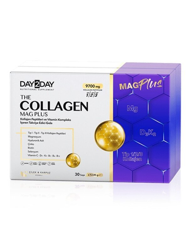 Day2Day Collagen Mag Plus Çilek Karpuz Aromalı 30 Saşe