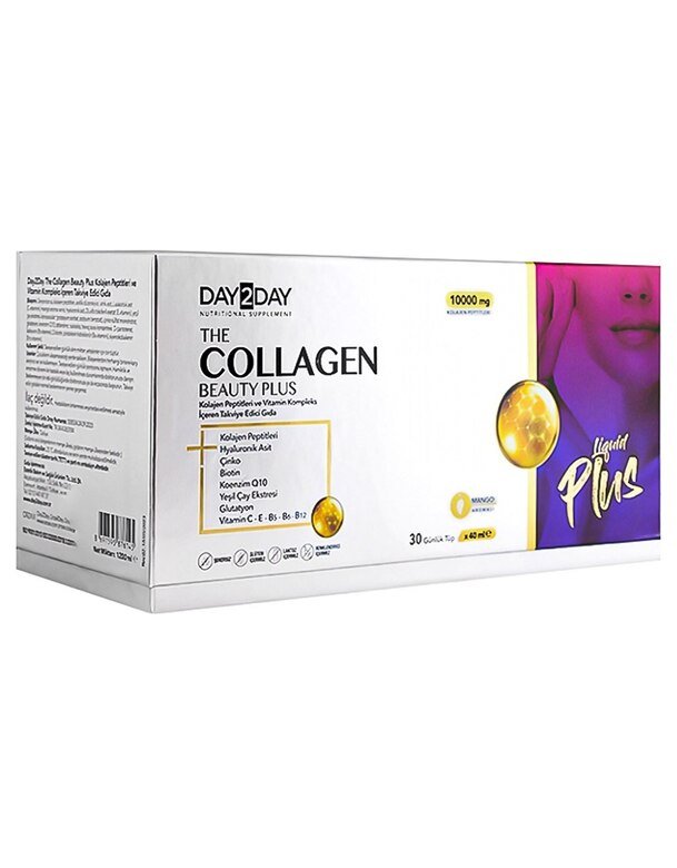 Day2Day The Collagen Beauty Plus 30 Tüp x 40 ML Mango Aromalı
