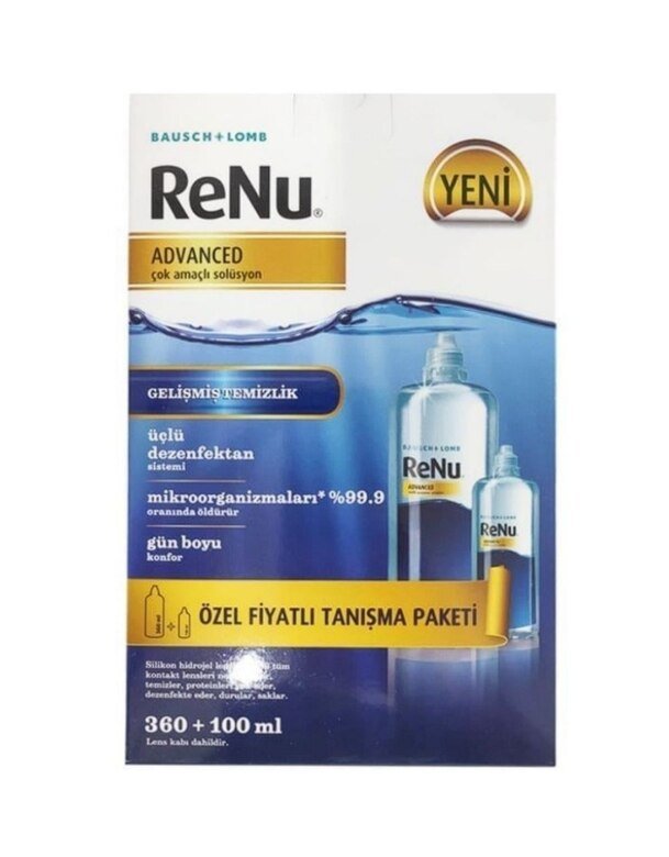 Renu Advanced Lens Solüsyon 360 + 100 ml