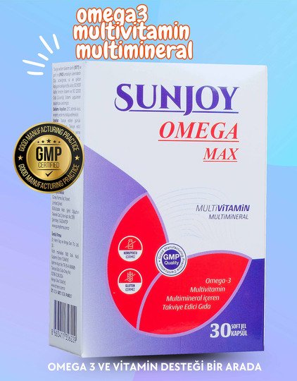 Sunjoy Omega MAX - Balık Yağı ve Multivitamin