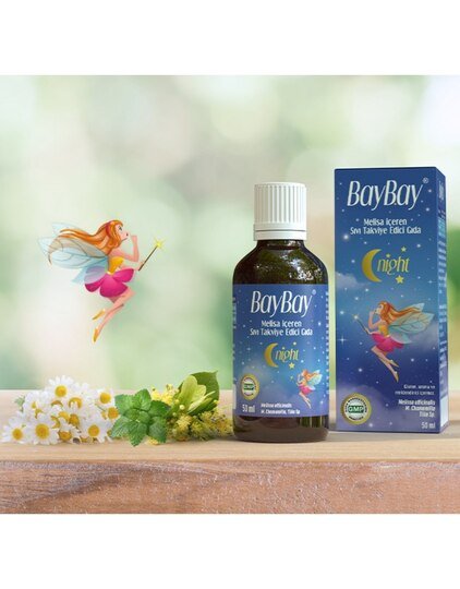Baybay Night Melisa İçeren Bitkisel Damla 50 Ml