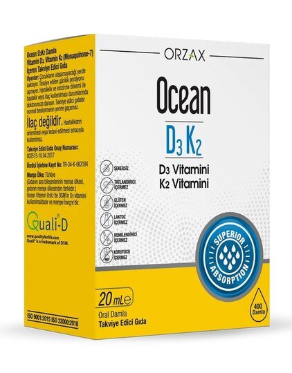 Ocean D3K2 Damla 20 Ml