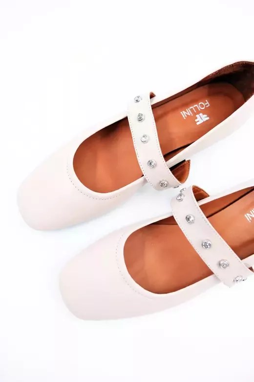 Kadın Hakiki Deri Babet Bej