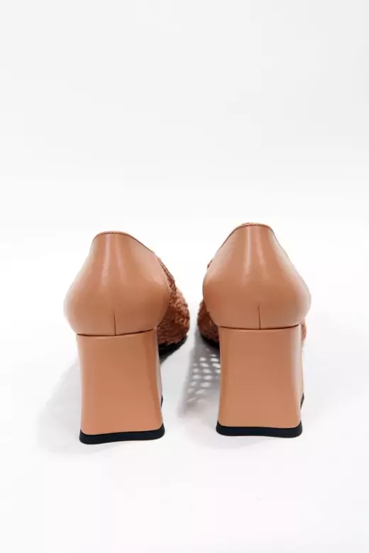 Kadın Taba Örgülü Ayakkabı