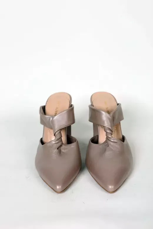 Kadın Siyah Hakiki Deri Detaylı