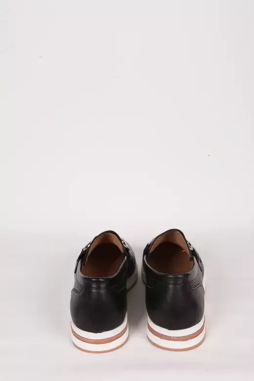 Kadın Siyah Hakiki Deri Loafer