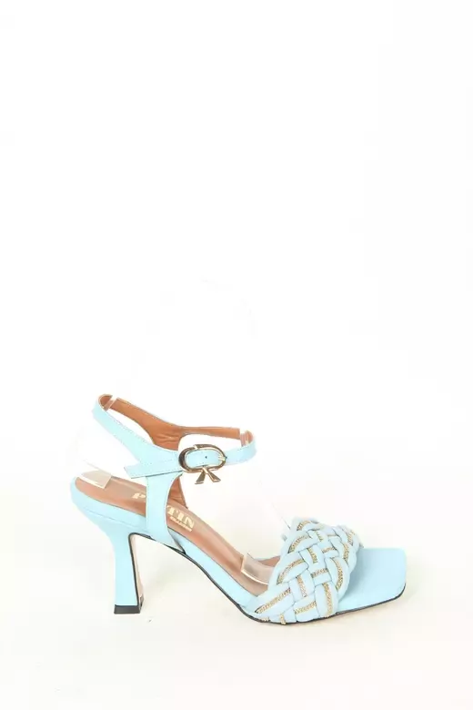 Kadın Detay Örgülü Sandalet