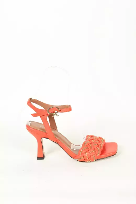 Kadın Detay Örgülü Sandalet