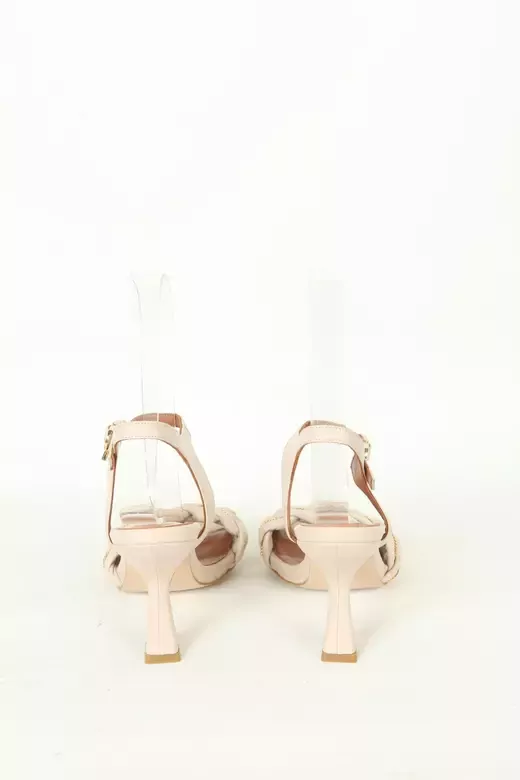 Kadın Detay Örgülü Sandalet