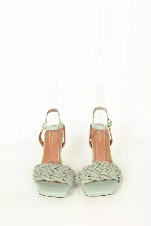 Kadın Detay Örgülü Sandalet