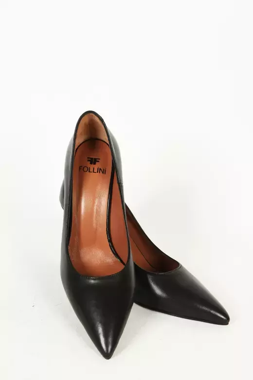 Kadın Yeşil Hakiki Deri Stiletto