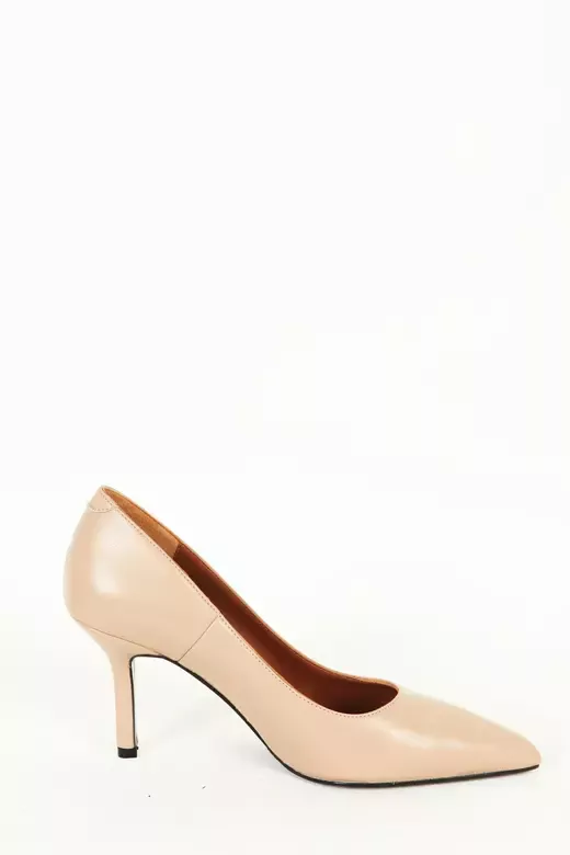 Kadın Yeşil Hakiki Deri Stiletto