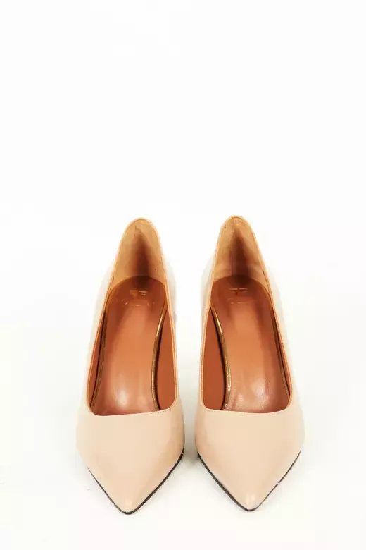 Kadın Yeşil Hakiki Deri Stiletto