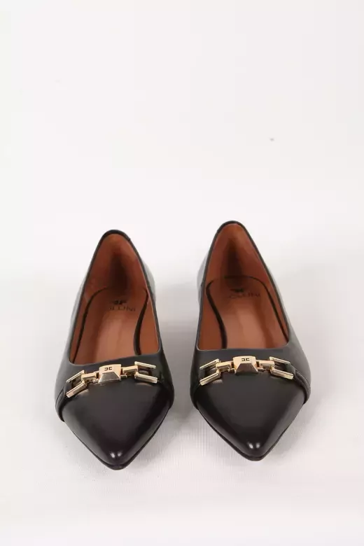 Kadın Deri Babet Siyah