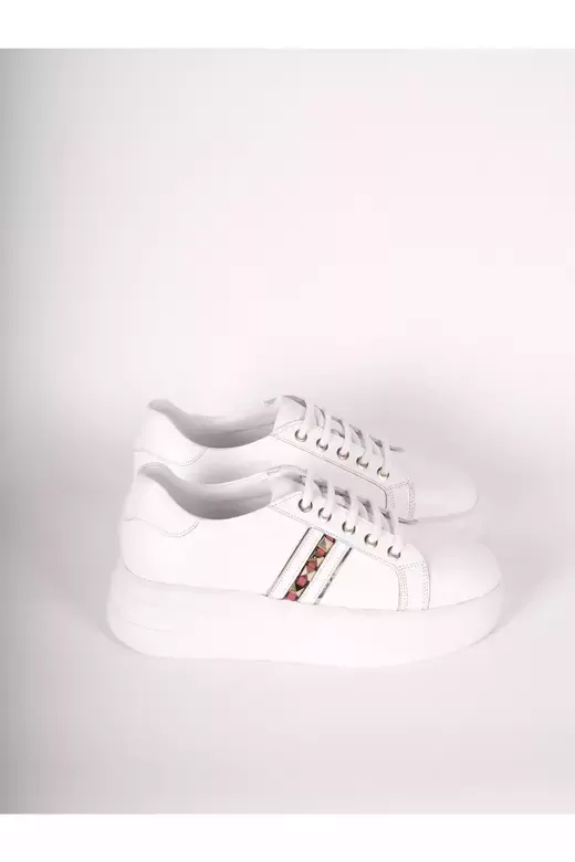 Kadın Deri Sneaker Beyaz