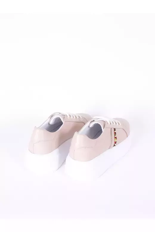 Kadın Deri Sneaker Beyaz