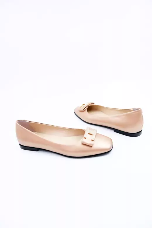 Kadın Hakiki Deri Babet Bakır