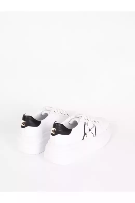 Kadın Hakiki Deri Aksesuar Detaylı Sneaker