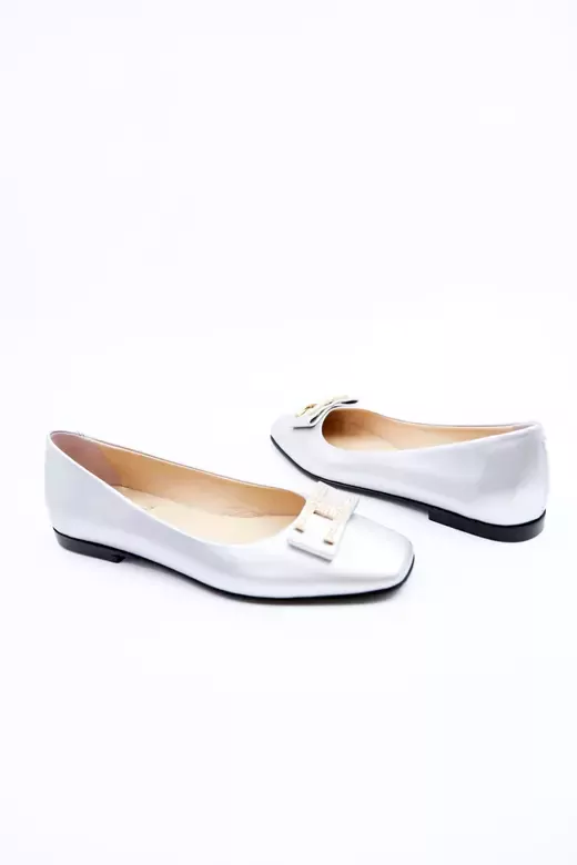 Kadın Hakiki Deri Babet Lame