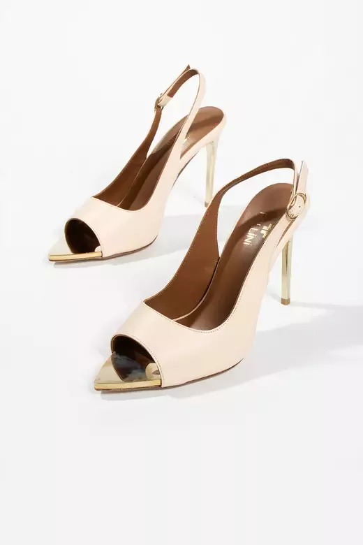 Kadın Deri Ayakkabı Açık Vizon