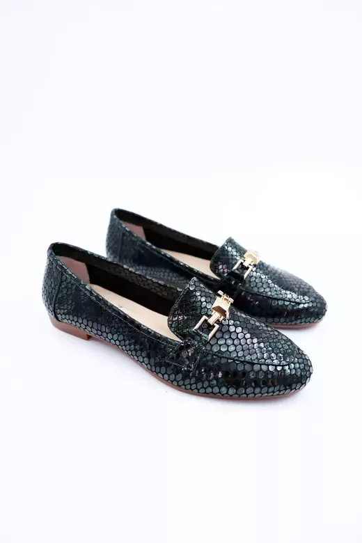 Kadın Hakiki Deri Babet Haki Rugan