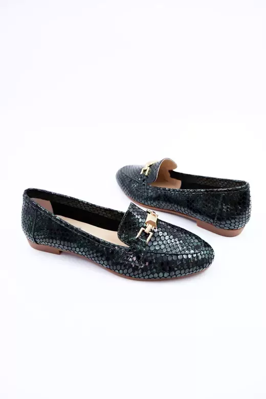 Kadın Hakiki Deri Babet Haki Rugan