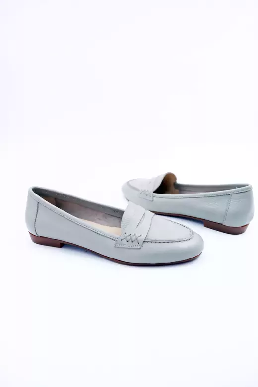 Kadın Hakiki Deri Babet Bej