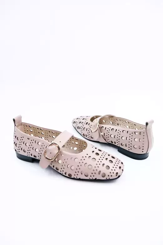 Kadın Hakiki Deri Babet Vizon