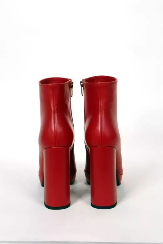 Kadın Bej Hakiki Deri Platform Bot