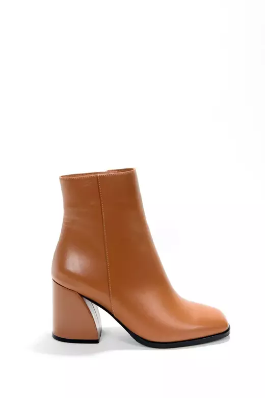 Kadın Taba Deri Bot