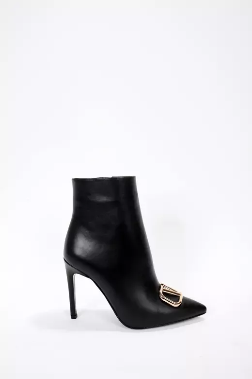 Kadın Deri Bot Siyah