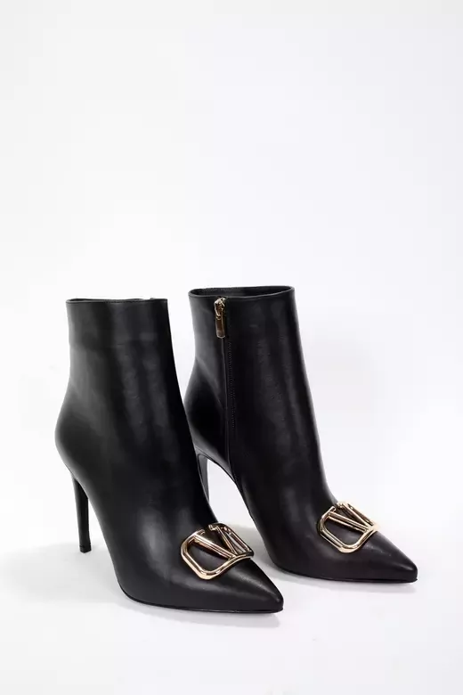 Kadın Deri Bot Siyah