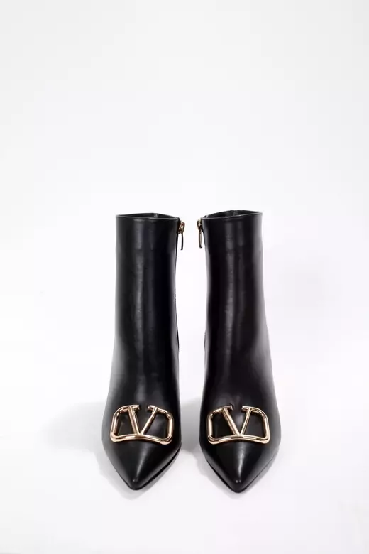 Kadın Deri Bot Siyah