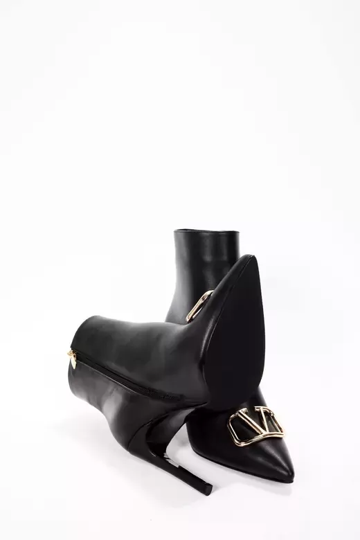 Kadın Deri Bot Siyah