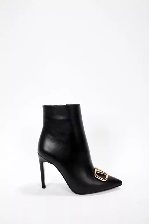 Kadın Deri Bot Siyah