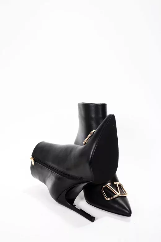 Kadın Deri Bot Siyah