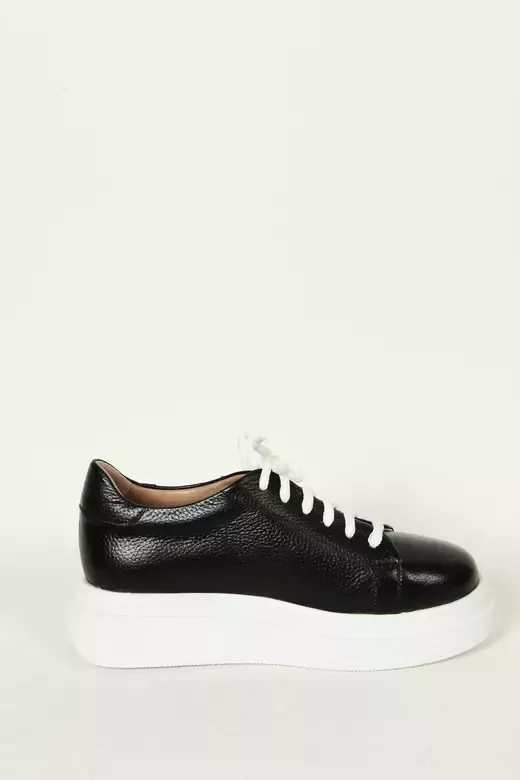 Kadın Camel Hakiki Deri Sneakers