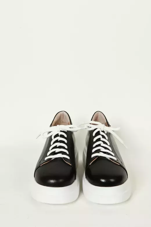 Kadın Camel Hakiki Deri Sneakers