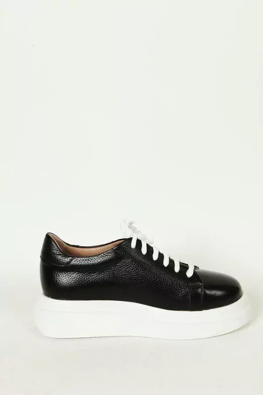 Kadın Camel Hakiki Deri Sneakers