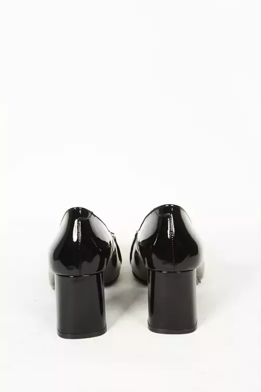 Kadın Deri Ayakkabı Siyah Rugan