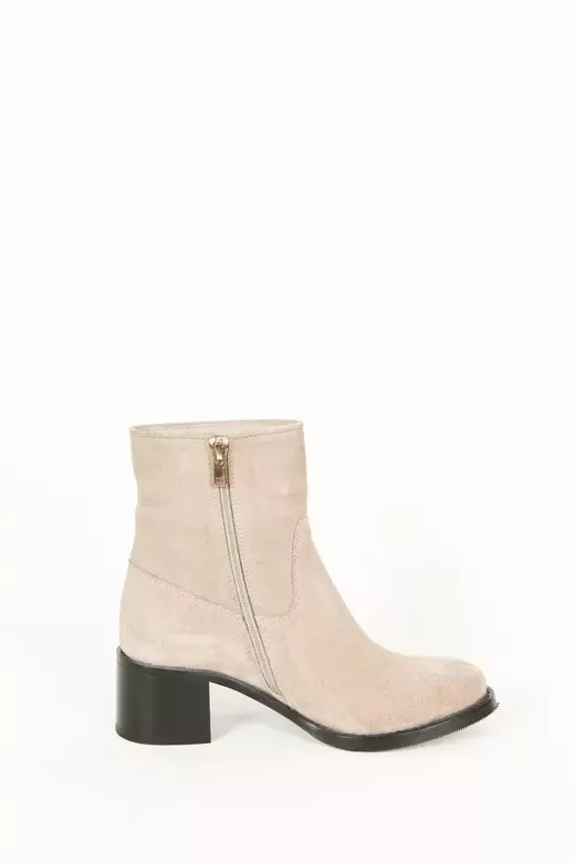 Kadın Süet Nakış Detaylı Bot