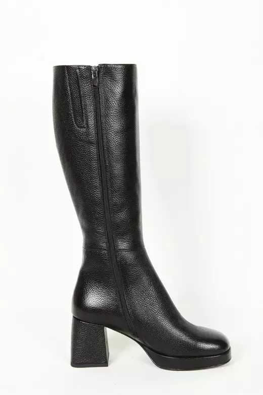 Kadın Siyah Hakiki Deri Çizme