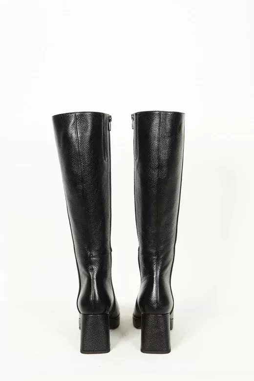 Kadın Siyah Hakiki Deri Çizme