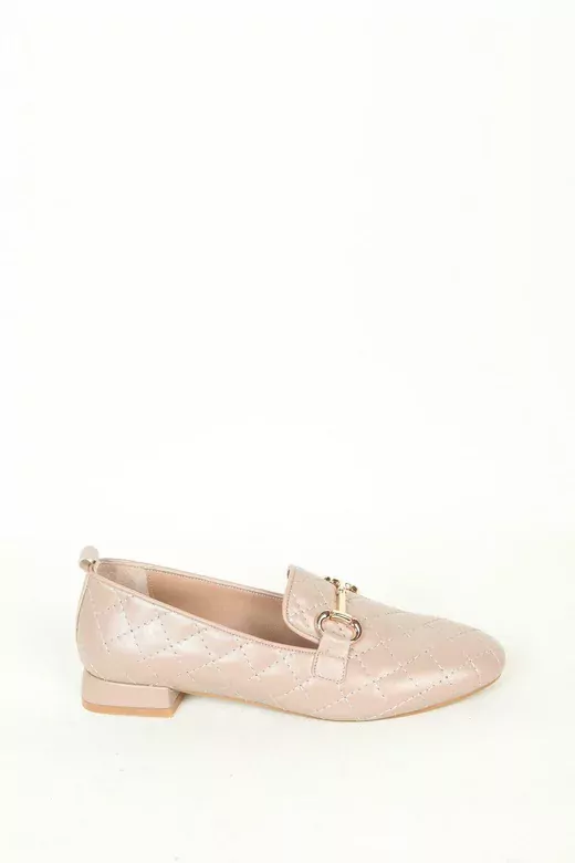 Kadın Vizon Hakiki Deri Babet