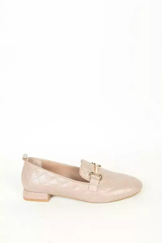 Kadın Vizon Hakiki Deri Babet