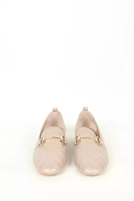 Kadın Vizon Hakiki Deri Babet