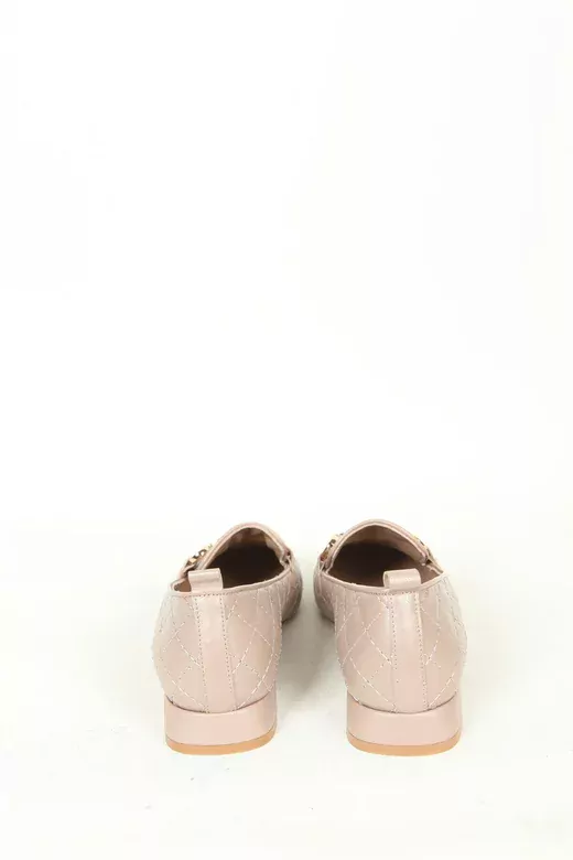 Kadın Vizon Hakiki Deri Babet