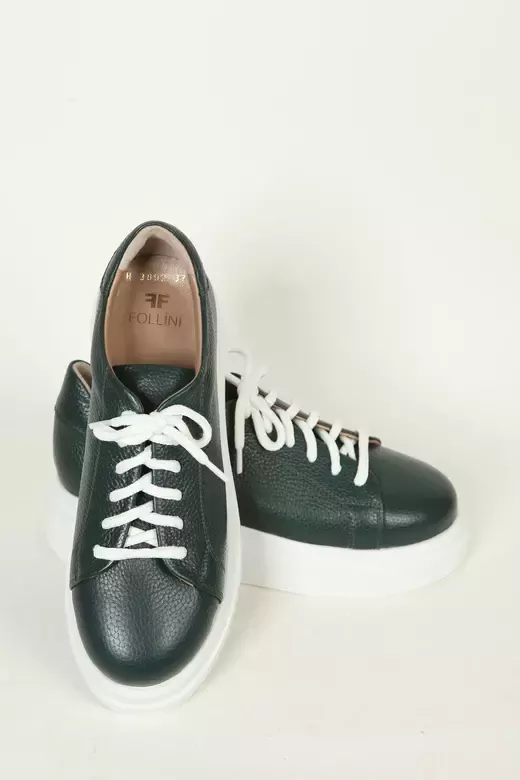 Kadın Camel Hakiki Deri Sneakers