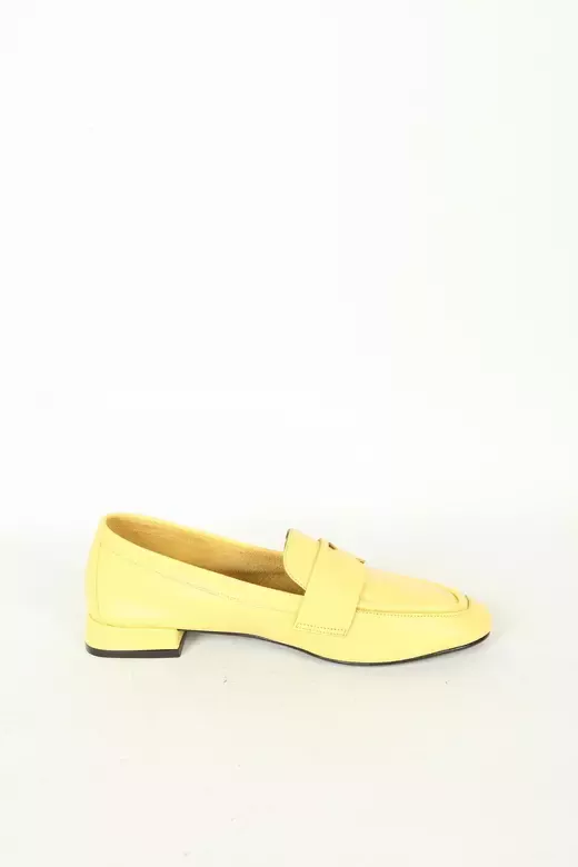 Kadın Deri Babet Mavi